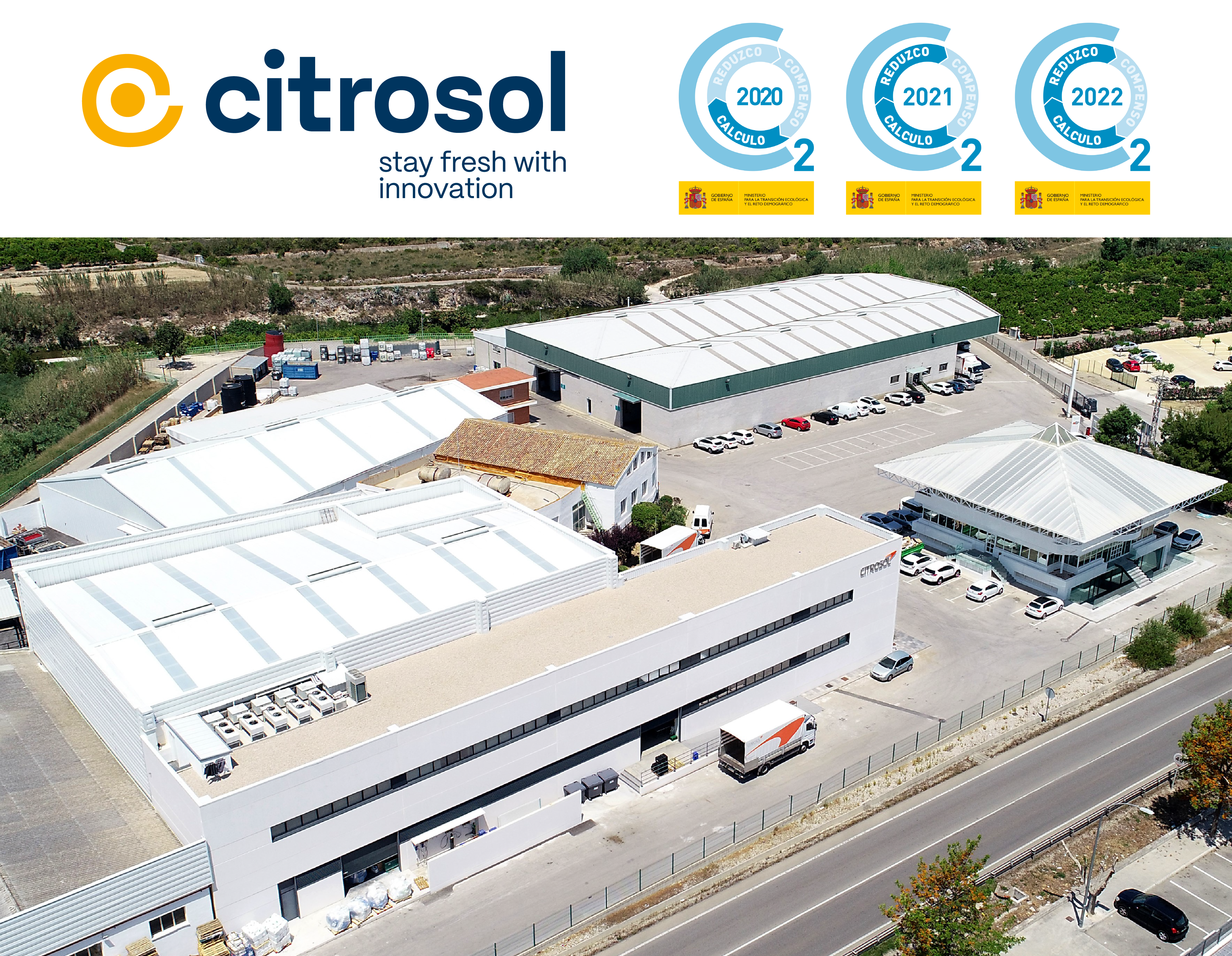 CITROSOL, the first post-harvest company to obtain the Carbon Footprint Registry seal.