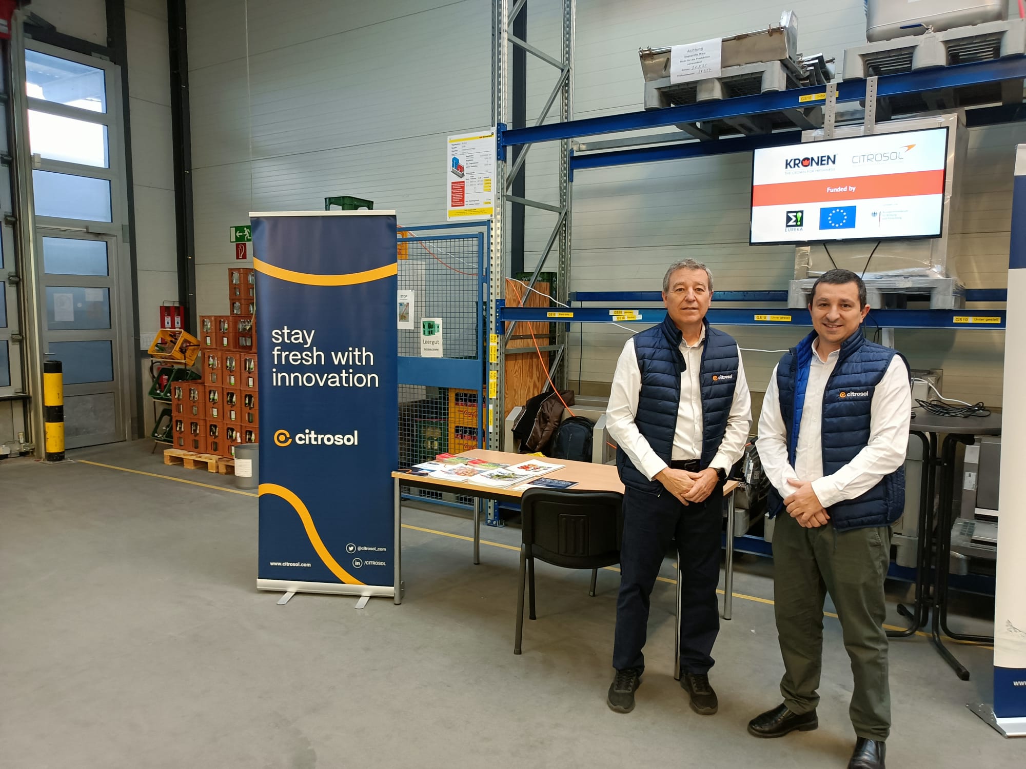 Citrosol presenta su tecnología Citrocide® Fresh-Cut en el Customer Day de KRONEN en Alemania
